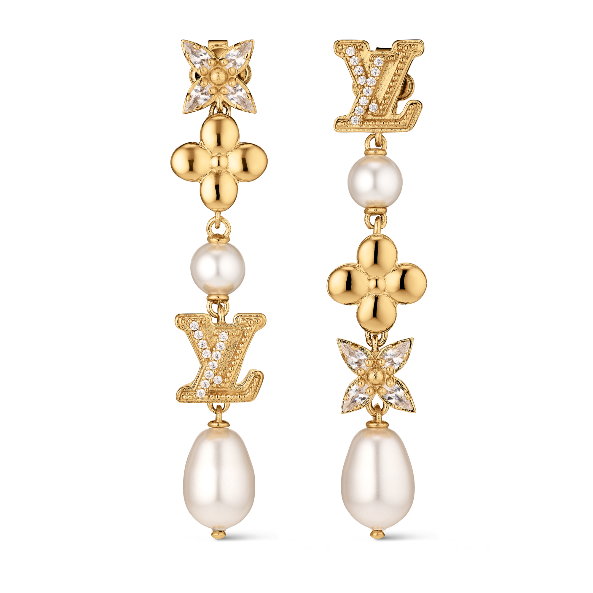 LV Sparkling Pearls Earrings S00 - Women - Fashion Jewelry | LOUIS